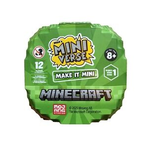 MGA's Miniverse Make It Mini Minecraft Series 1 New/Sealed/Random